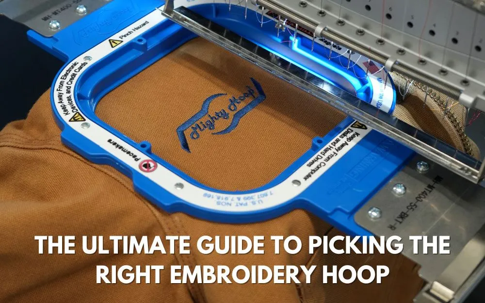 how to choose the right embroidery hoop