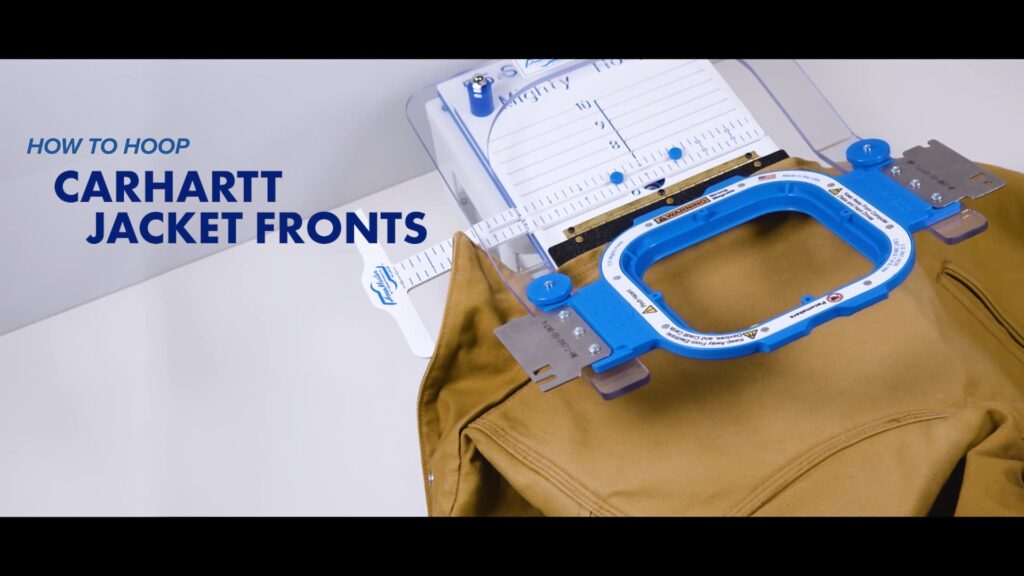 Learn how to hoop thick jackets like Carhartt with magnetic hoops for clean, repeatable embroidery on heavy-duty garments.