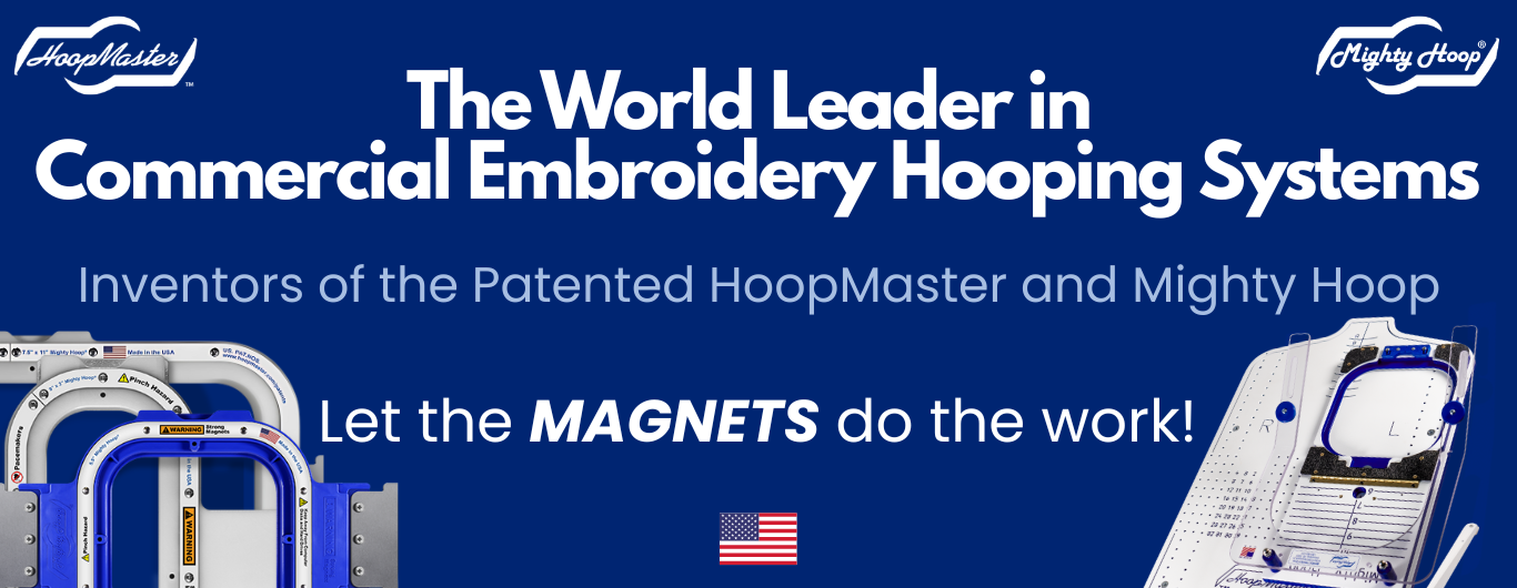 Mighty Hoop The World Leader is Commercial Embroidery Hooping Systems